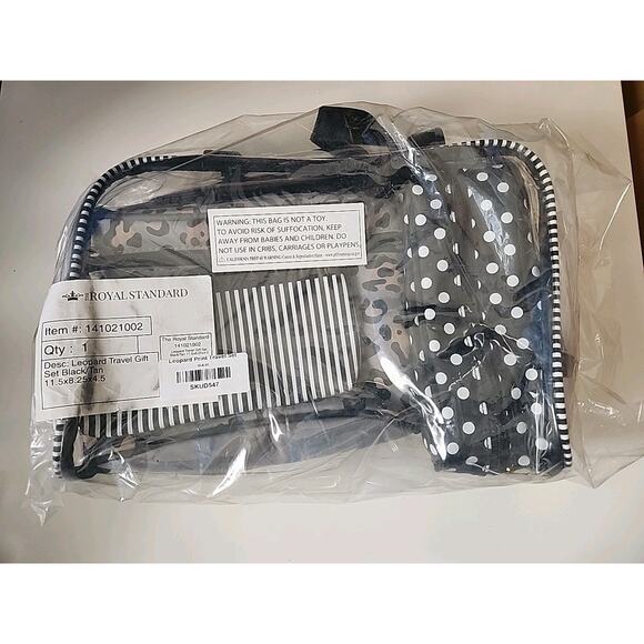 New With Tags The Royal Standard Travel Set/makeup Bags - Picture 1 of 4